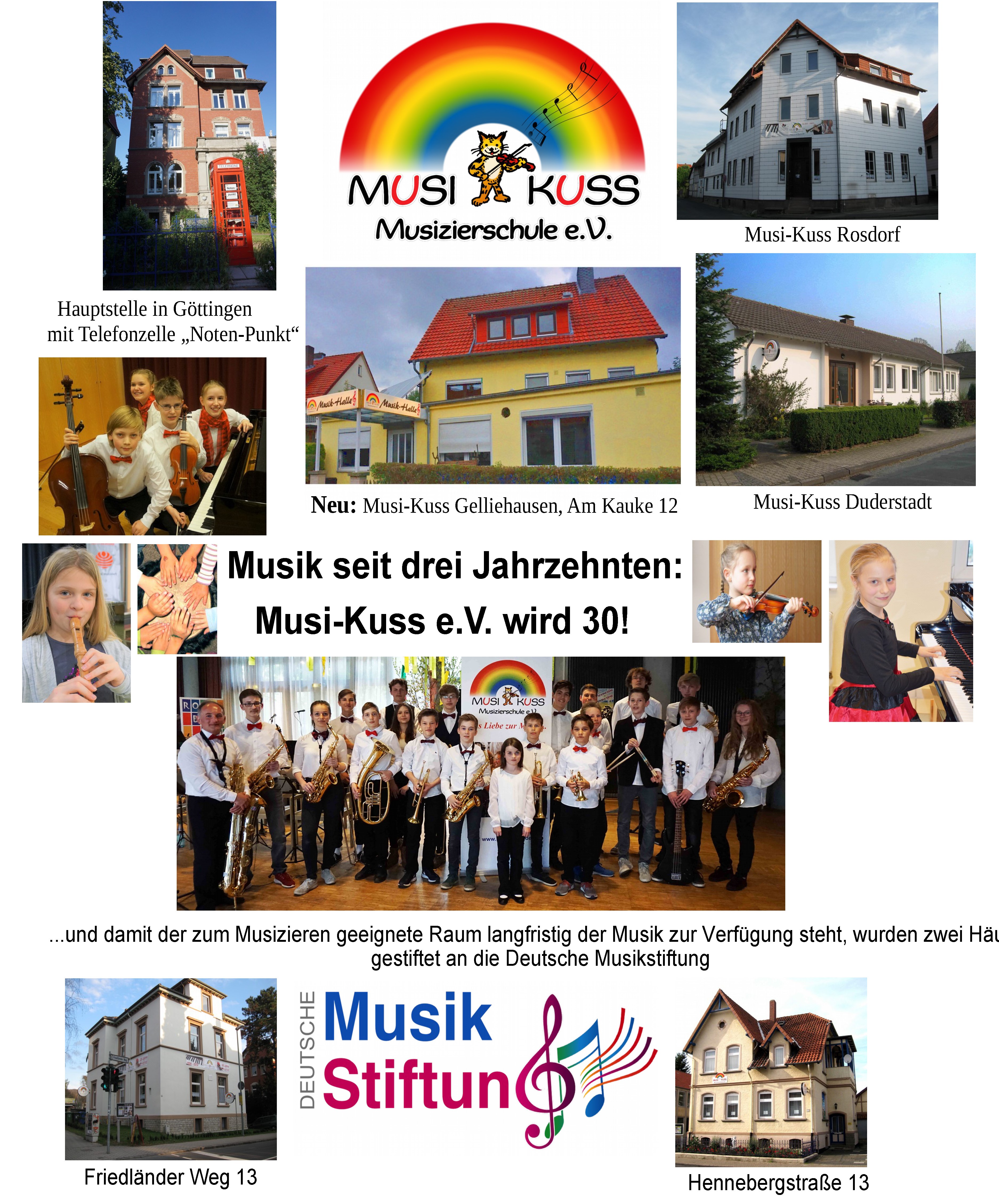 Musik seit drei Jahrzehnten: Der Musi-Kuss e.V. wird 30