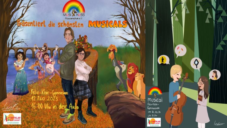 Erste große Aktion im Jubiläumsjahr "ein Drittel Jahrhundert Musi-Kuss e.V.": Ein Musical, von vielen Kids und ihren Lehrkräften eingeübt und phantasievoll gestaltet.
