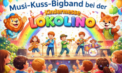 🎷 Musi-Kuss-Bigband bei der Kindermesse LOKOLINO lokolino kindermesser
