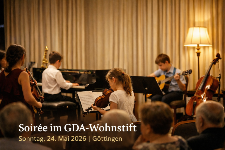 Konzert im GDA-Wohnstift – Musikalischer Sonntagnachmittag