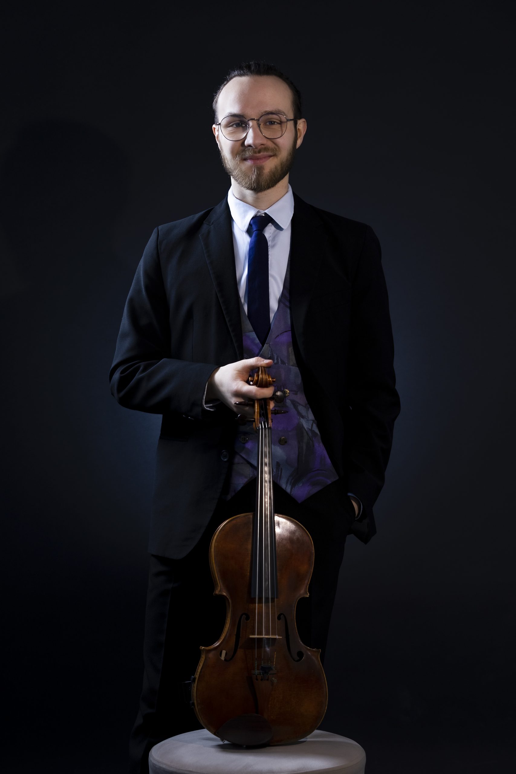 Timon Knötzele heute mit Viola